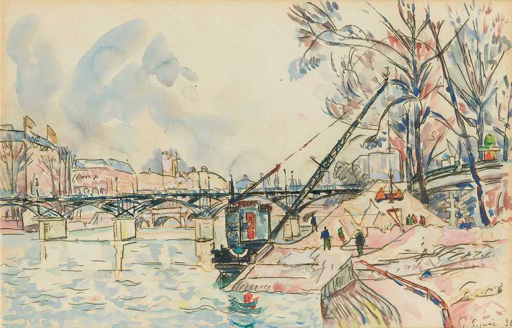 “巴黎，塞纳河到艺术桥