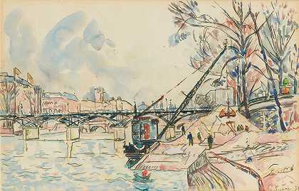 “巴黎，塞纳河到艺术桥