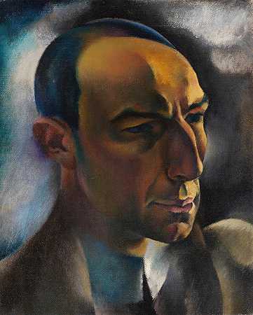 “汉斯·博尔茨的艺术品交易商阿尔弗雷德·弗莱希特海姆肖像