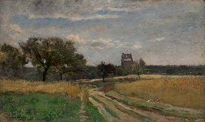 Charles François Daubigny的《乡村公路风景》