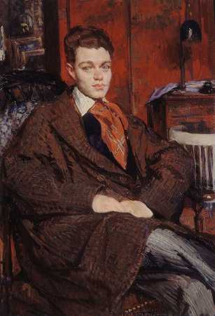 “勒内·克里维尔肖像（1900-1935），雅克·埃米尔·布兰奇的作家
