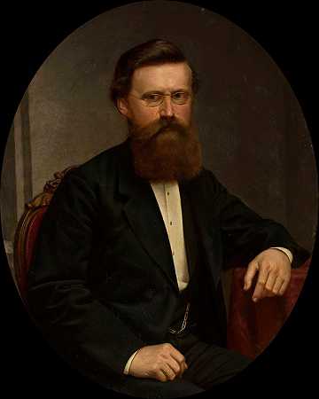 Józef Simmler的Ksawery Skrzyński肖像