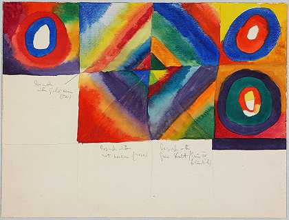 “瓦西里·康定斯基绘画技术信息的色彩研究”