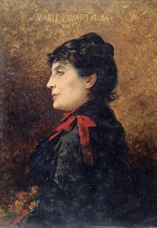 玛丽·法瓦特肖像画（1833-1908），法国喜剧社社员