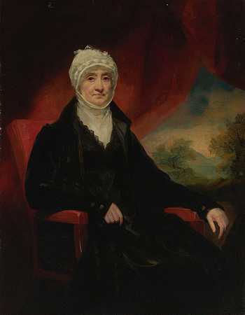亨利·雷伯恩爵士《一位女士的肖像，据说是玛丽昂·科里·吉尔克里斯特夫人》