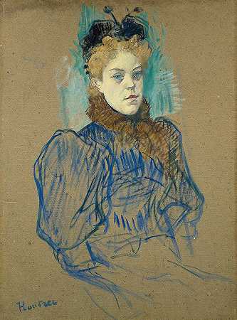 “May Milton by Henri de Toulouse-Lautrec