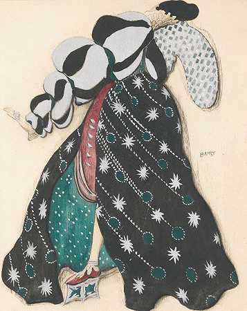 Léon Bakst《约瑟夫传奇》中波提法尔妻子的服装设计