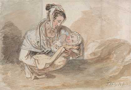 詹姆斯·沃德的《母亲与婴儿》