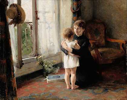 海伦·施杰夫贝克的《母亲与孩子》