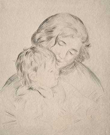 皮埃尔·奥古斯特·雷诺阿的《母亲与孩子》