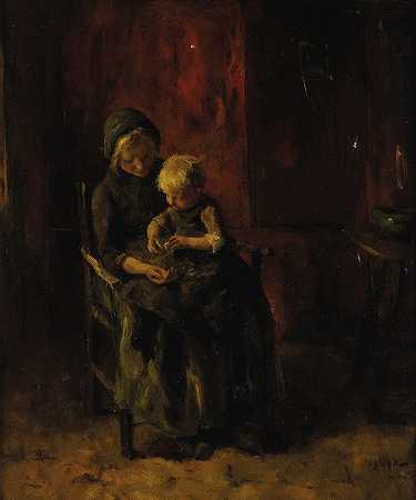 雅各布·西蒙·亨德里克·凯弗的《母亲与孩子》