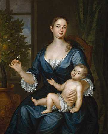 “弗朗西斯·布林利夫人和她的儿子弗朗西斯·斯米伯特