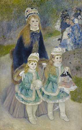 皮埃尔·奥古斯特·雷诺阿的《母亲与孩子》（La Promenade）