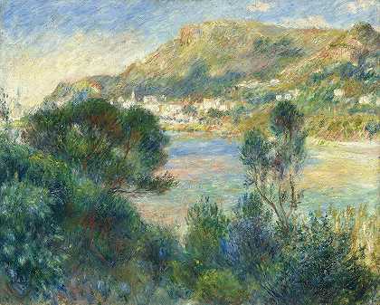 皮埃尔·奥古斯特·雷诺阿（Pierre Auguste Renoir）的《从马丁角看蒙特卡洛》