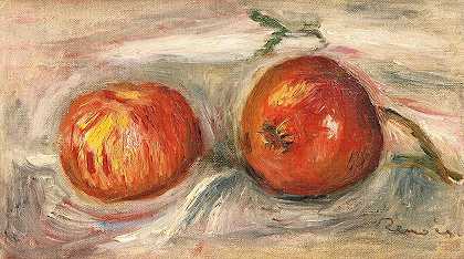 “两个苹果，皮埃尔·奥古斯特·雷诺阿