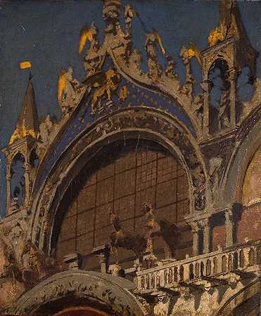 沃尔特·理查德·西克特的《威尼斯圣马可之马》