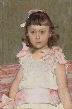 “西奥·范莱塞尔伯格的小女孩肖像