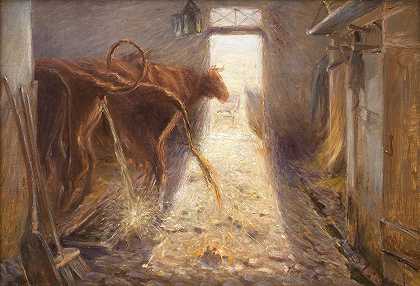 西奥多·菲利普森《萨尔索姆岛上的牛棚》