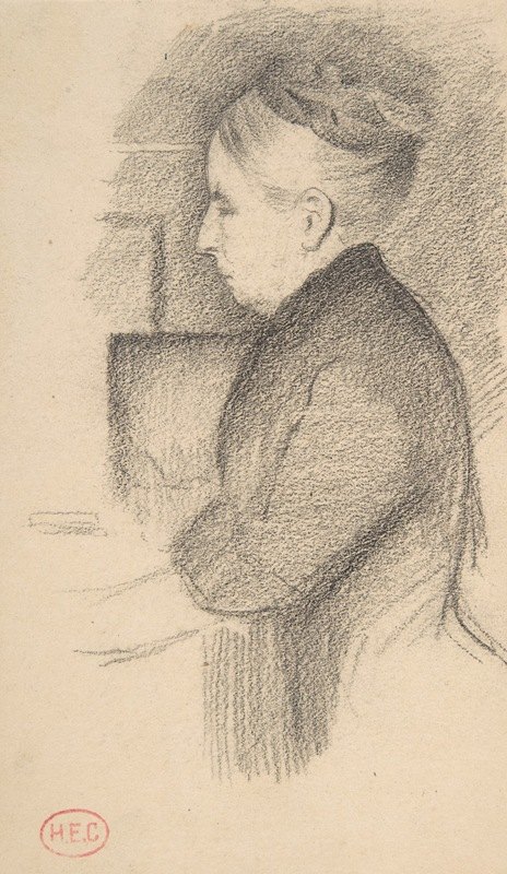 亨利·爱德蒙德·克罗斯的《艺术家母亲肖像》