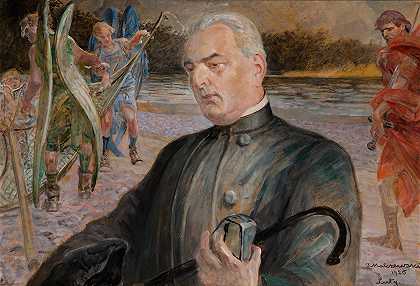 “Jan Jasiak牧师的肖像，雅切克·马尔切夫斯基