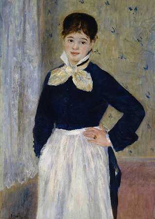 Pierre Auguste Renoir的《Duval餐厅的女服务员》