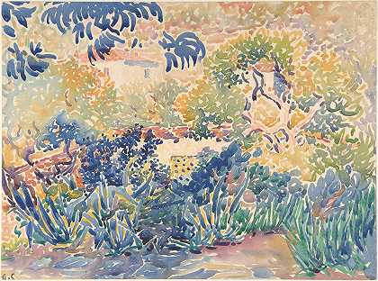 亨利·埃德蒙德·克罗斯《圣克莱尔的艺术家花园》