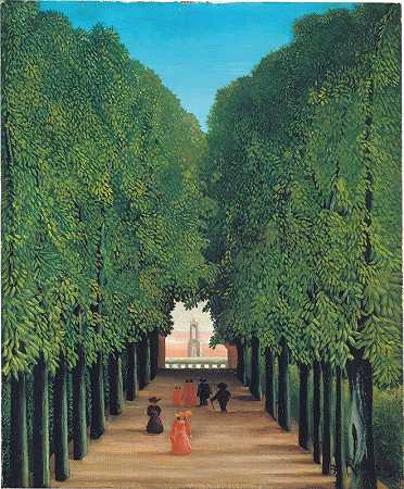 亨利·卢梭《圣云公园的大道》