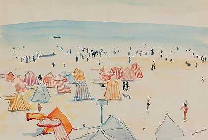 “沙滩奥隆，作者：Albert Marquet