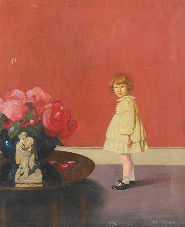 弗朗西斯·坎贝尔·布利亚·卡德尔的《安娜肖像》