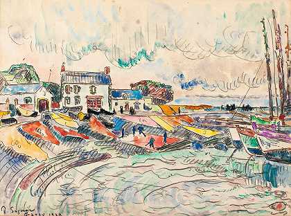 “Groix，Paul Signac的帆清洗