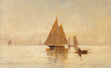埃米尔·卡尔森的《晚间帆船》