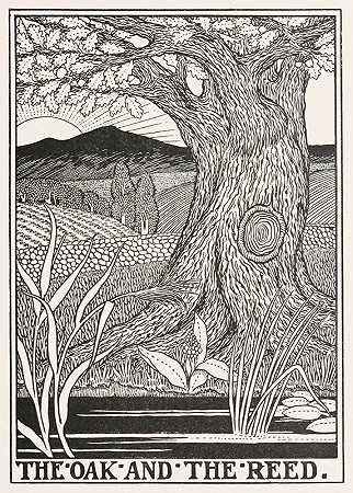 珀西·J·比林赫斯特的《橡树与芦苇》