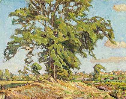 尼古拉·亚历山德罗维奇·塔霍夫的《村外的树》