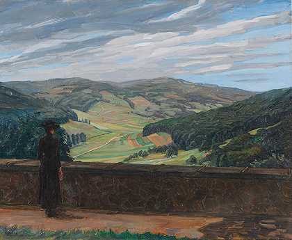威廉·特吕布纳的《奥登瓦尔德之景》