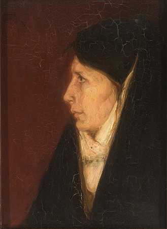 亨利·奥斯瓦·坦纳的《一个女人的头像》