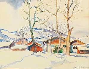 安东·伊曼纽尔·佩斯卡的《冬季风景》