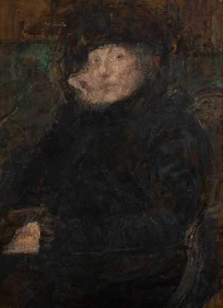 《安娜·金兹伯格肖像》，奥尔加·博兹南斯卡著