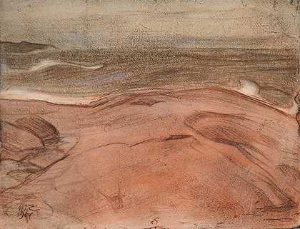 马格努斯·恩克尔的《海滨风景》