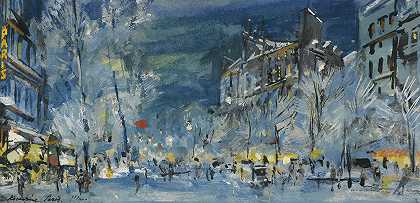 康斯坦丁·阿列克谢维奇·科罗文《冬天的巴黎》
