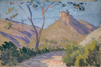 恩斯特·席斯（Ernst Schiess）的《马洛卡山山谷中的小路》