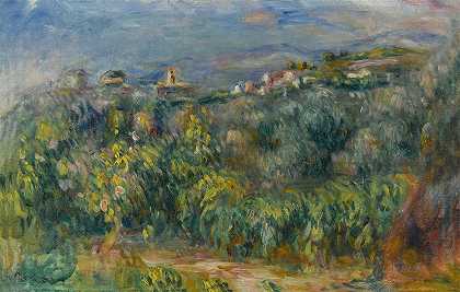 皮埃尔·奥古斯特·雷诺阿（Pierre Auguste Renoir）的《普罗旺斯的工资》（Paysages de ProvenceCagnes）