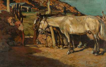 费尔南多·法德的《畜栏里的马》