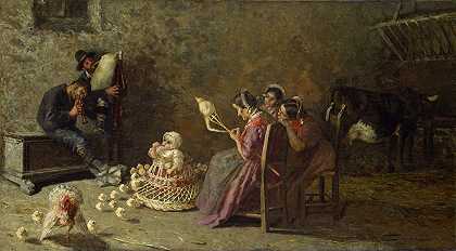 乔瓦尼·塞甘蒂尼的《布里安萨的风笛手》