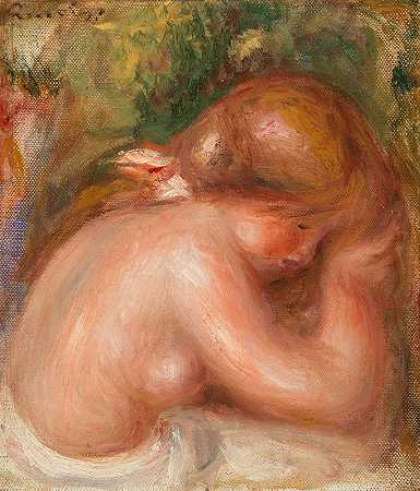 《少女裸体躯干》，皮埃尔·奥古斯特·雷诺阿