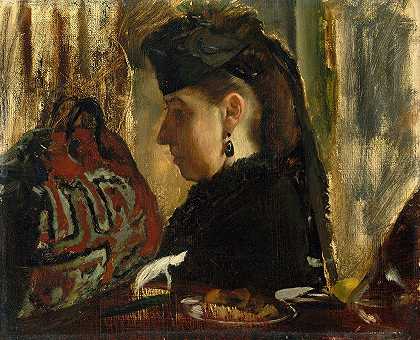 埃德加·德加的《玛丽·迪豪》（1843-1935）