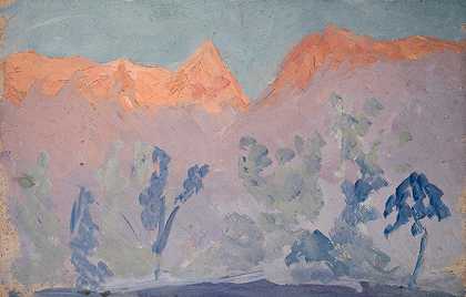 恩斯特·席斯的《日落之山》