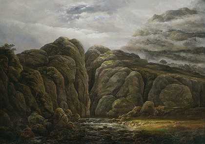 约翰·克里斯蒂安·达尔的《挪威山景》