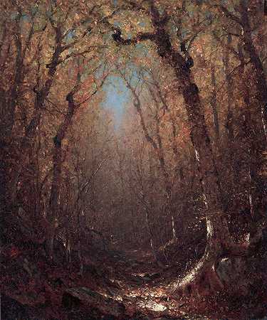 桑福德·罗宾逊·吉福德的《秋天，一条小路》