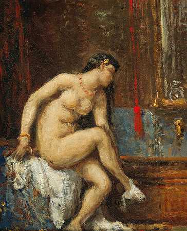Théodore Chassériau的《在她的厕所》