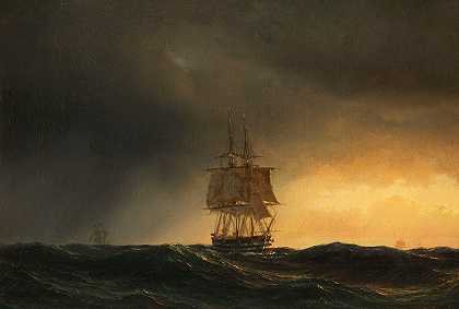 安东·梅尔比的《公海上的伟大水手》